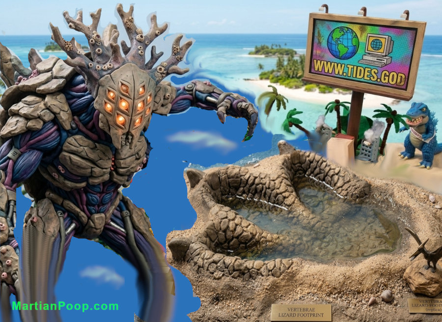 Illustration of a monster on Tuvaru